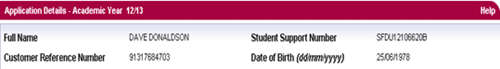 A screenshot of the detailed student information page in SIS